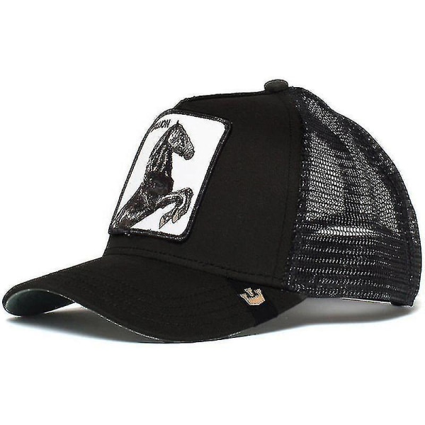 Goorin Bros. Trucker Hat Men - Mesh Baseball Snapback Cap - Farmen Black Stallion
