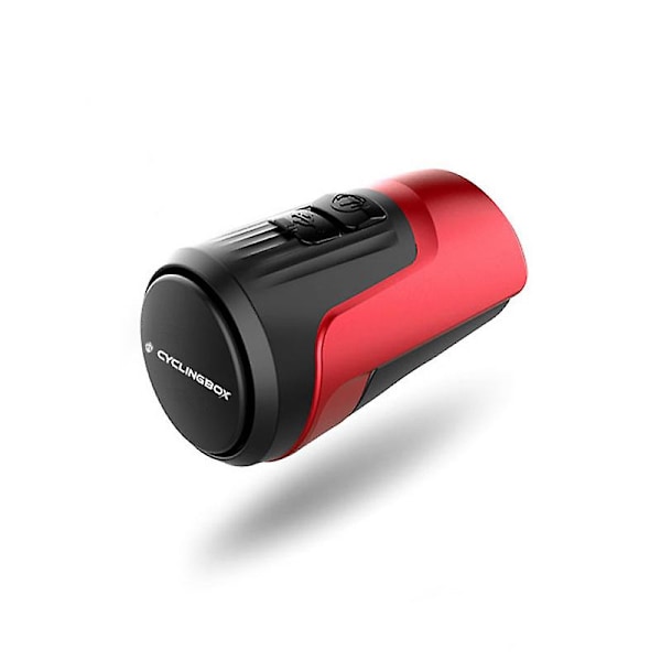 JUSCH USB ladattava polkupyörän torvi sähköpyörän kello 100-120 DB vedenpitävä 4 äänitilaa - 1903 punainen (yksi)