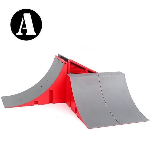 Skatepark-sett Rampe Deler for Finger Skateboard Fingerbrett Rampe Skateparker