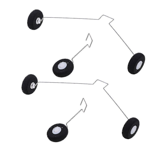 4x RC-lentokoneen laskeutumisvaunuvarusteet pyörillä Wltoys F949:lle