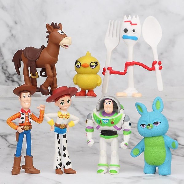 Toy Story 4 Buzz Light Year Woody Jessie Bullseye Forky Figur Dukke Samlerobjekt Modell Action Figur Toy Kid Gaver