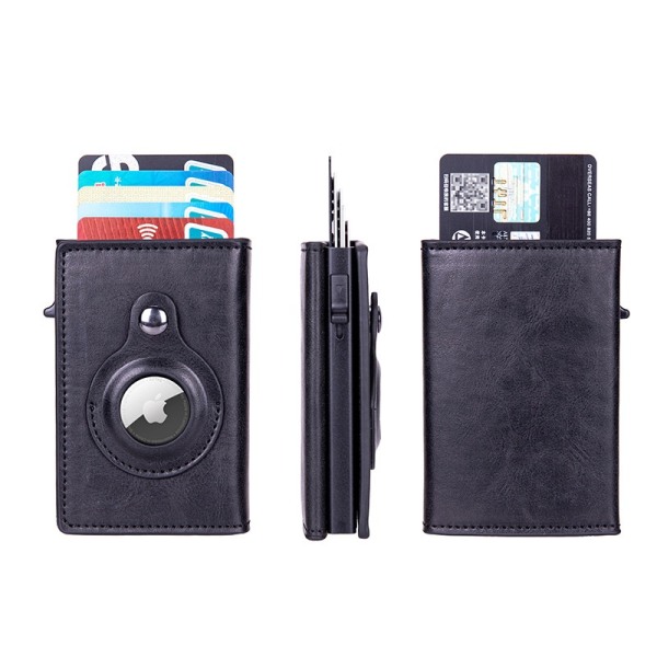 airtag plånbok lommebok korthållare kort RFID kulfiber