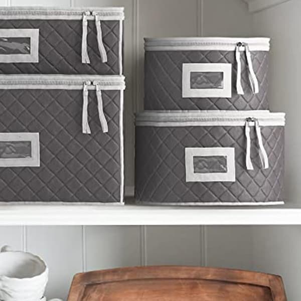 Servis Förvaringspåse Disk Förvaring Serviser Förvaring Och Transport För Glas Och Disk Förvaring Extra Large