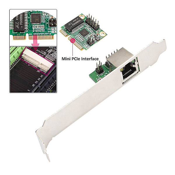 2.5g Gigabit Netværksadapter Med 1 Port 2500mbps Mini Pcie 2.5gb Ethernet Kort Rj45 Lan Controller
