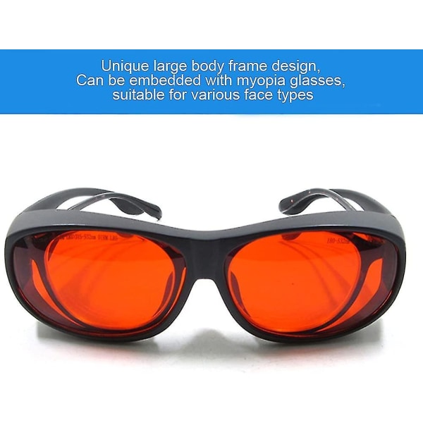 Laservernbriller,laserbeskyttelsesbriller Fjerning av tatoveringer,beskyttelsesbriller Laserbriller Skjønnhetsutstyr Briller for lasergravør