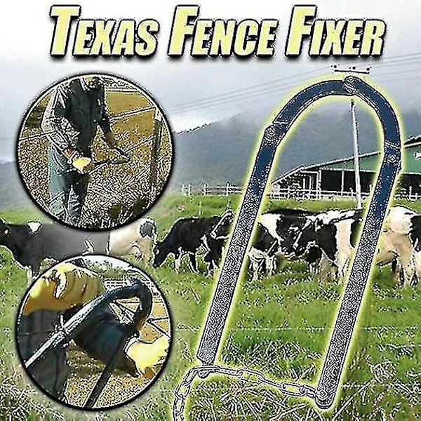 Texas Fence Fixer, Jernhavehegn Reparationsværktøj Stærkt Korrosionsbestandigt Rustfrit Pigtrådshegn Strækker Værktøj-m.850