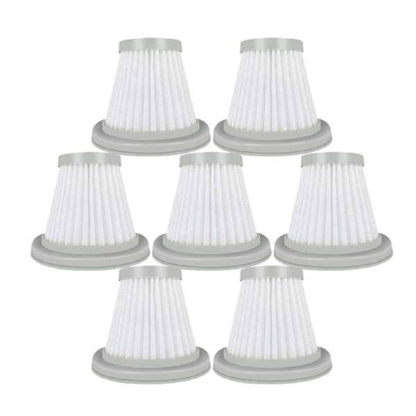 7 stk Hepa filter udskiftning til Deerma Dx118c Dx128c trådløs håndstøvsuger reservedele-hao As Shown