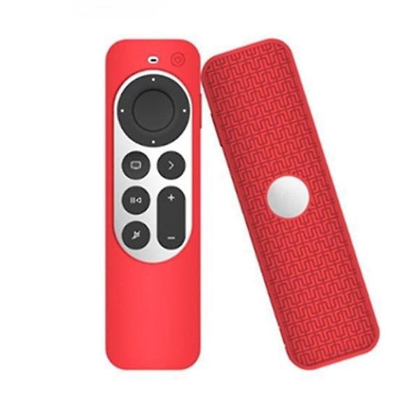 Apple TV 4K (2021) Set-top Box + Fjärrkontroll Silikonfodral - Vit