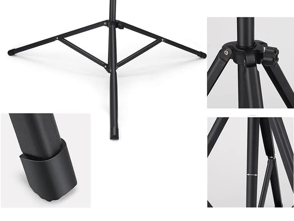 Nodestativ / Stativ til Nodebog - Sammenklappeligt med Taske - 130cm 780