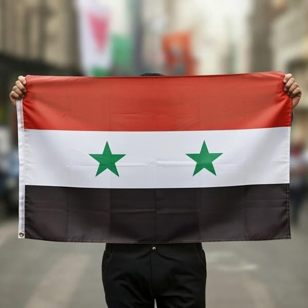 Flag Syrien Polyester – 150x90 cm
