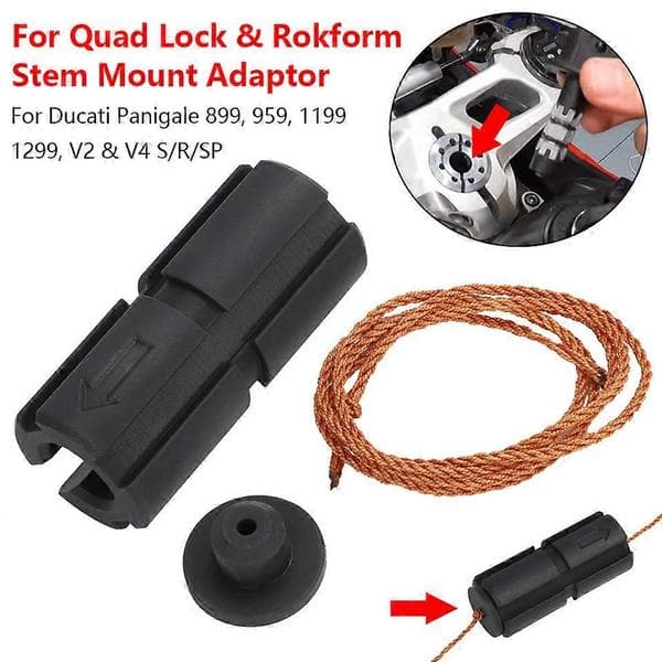 For Quad Lock & Rokform Styrestammefeste Adapter For Ducati Panigale 899 959 V2 & V4
