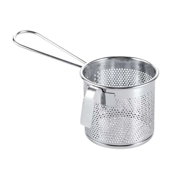Spagettisiivilä Lusikka Keittiö Pasta Lävikkö Siivilä Työkalu Ruostumaton Nuudeli Siivilä Uppopaistokori Ruoanlaittoon Valuttamiseen 8x7cm