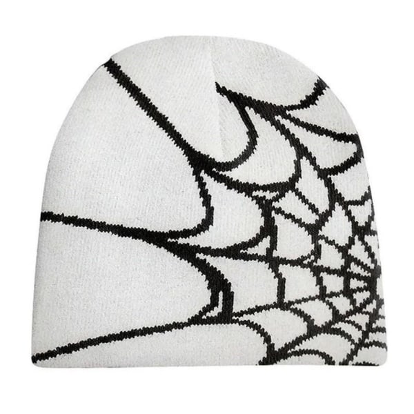 Talvipipo neulottu hattu Pehmeä hämähäkinverkko baggy löysä neulottu talvinen lämmin cap kylmään säähän B