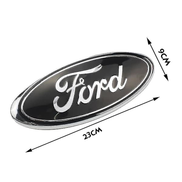 2 st Bilmärksemblem för Ford F150 Oval Dekalemblem Fram