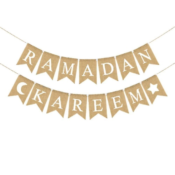 Ramadan Kareem Ornaments Happy Eid Banner Ramadan Mubarak -banneri