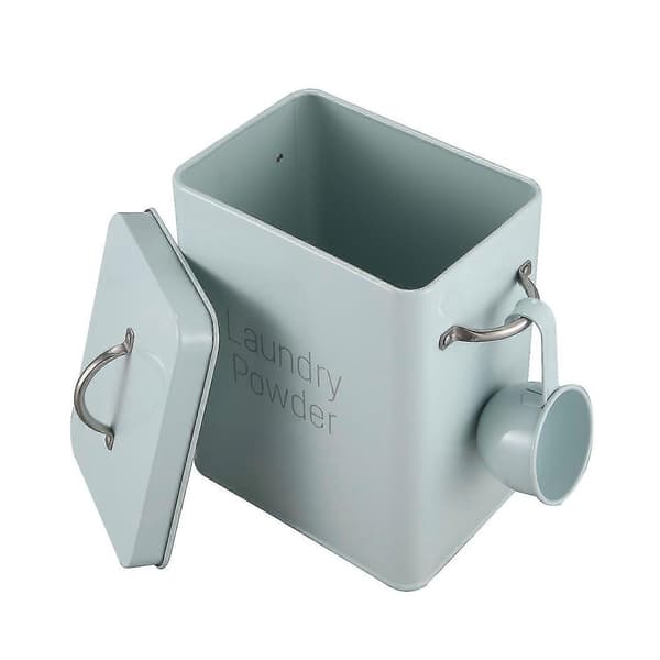 5L Beautiful Powder Detergent Storage Boxes with Scoop Green