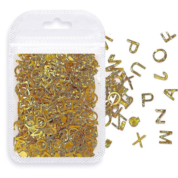 Letter Paljetter Resin Fillers Alfabet Glitter Flakes For Resin Crafts,nail Art