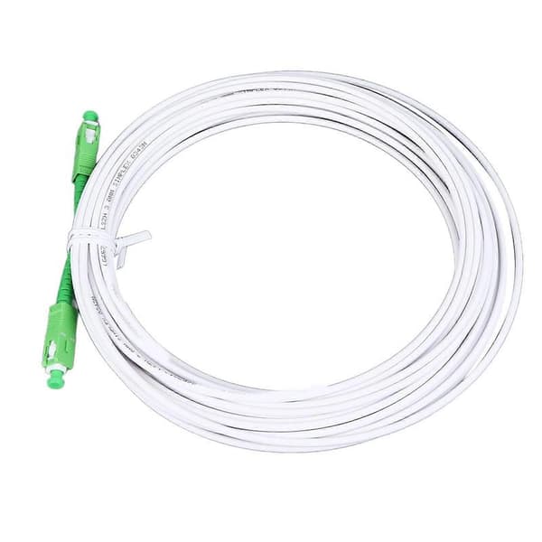 Optisk Modem Förlängningskabel Set Armerad Singlemode SC Patchkabel med Flänsanslutning för FTTH FTTB FTTP SC APC 10m