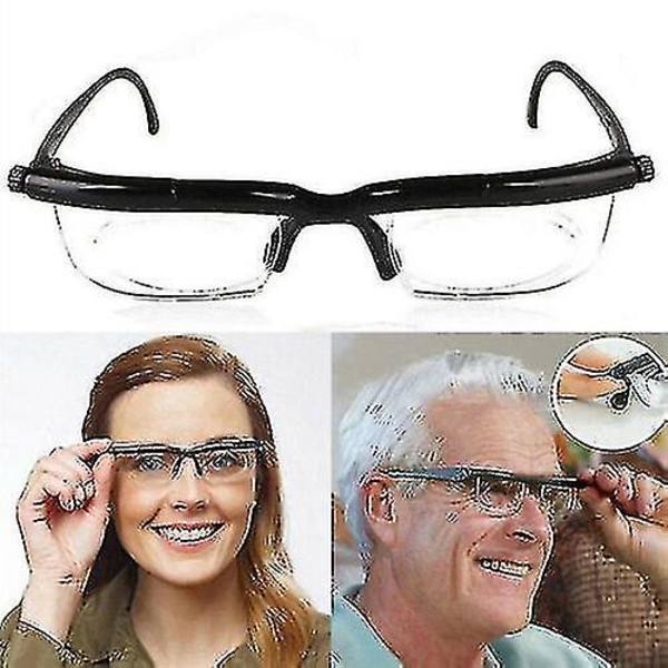 Nye 2023 Justerbare Briller Dial Vision Variabelt Fokus Synshjelp Avstand Lesing