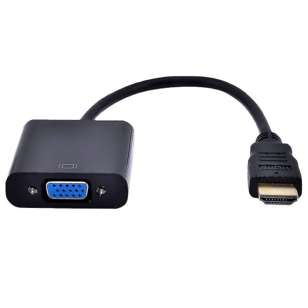 HDMI - VGA -sovitin - Musta
