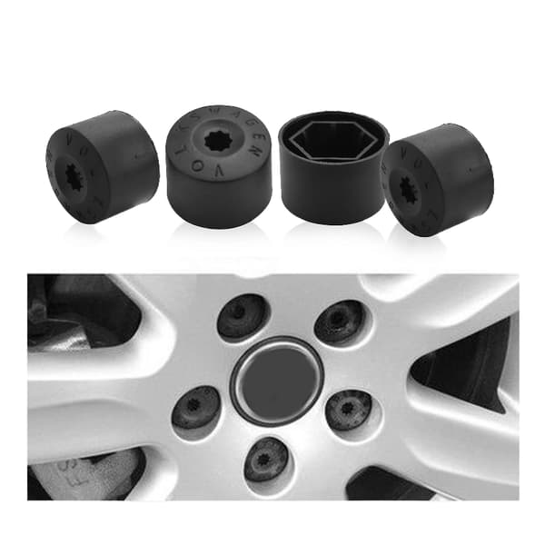 20 hjulmutterbolthetter 17 mm kompatible med Golf Mk4