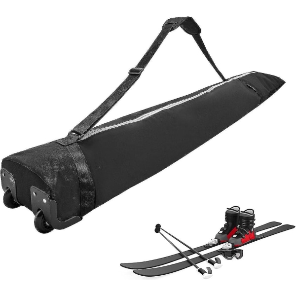 Snowboardtaske til rejser - Snowboardtaske med hjul og 360° fuldt polstret beskyttelse - Foldbar snowboardudstyr passer til board, bindinger, støvler, jakke