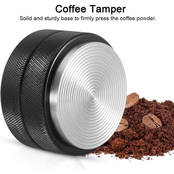 2024 51 mm Kaffe Tamper Rustfritt stål Rustfri Espresso Tamper Kaffebønnepresseverktøy