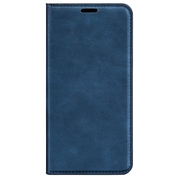 For Samsung Galaxy Xcover Pro PU Lær TPU Deksel Stativ Magnetisk Skin Touch Flip Lommebok Telefon Deksel Blue