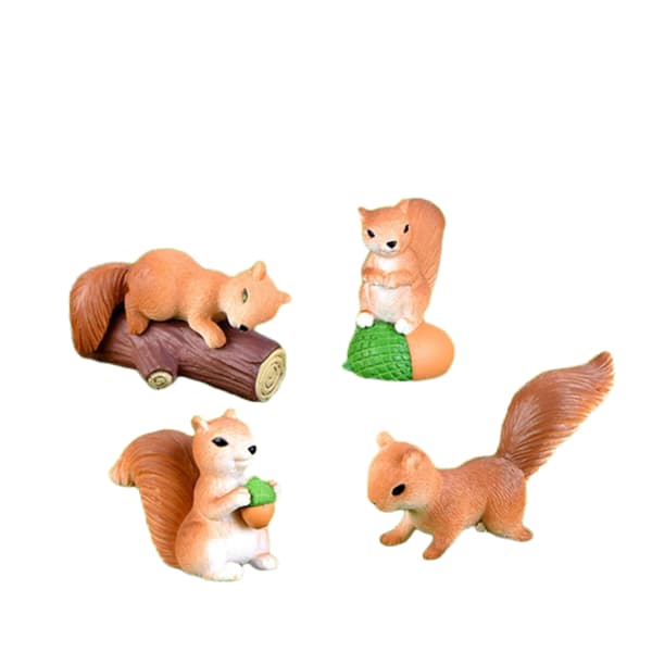 Miniature Egern Havefigur Mini Egern Dyrefigurer Fe Havetilbehør