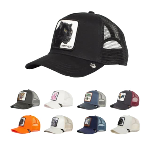 Black Panther Mesh Caps Baseballcaps - Hvit Leopard - PA