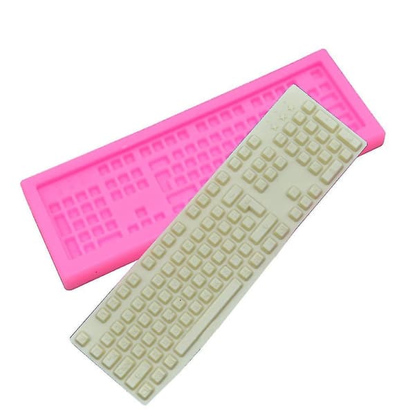 Kakaform Keyboard Silikon Marsipan Dekoration Bröllopstårta Form