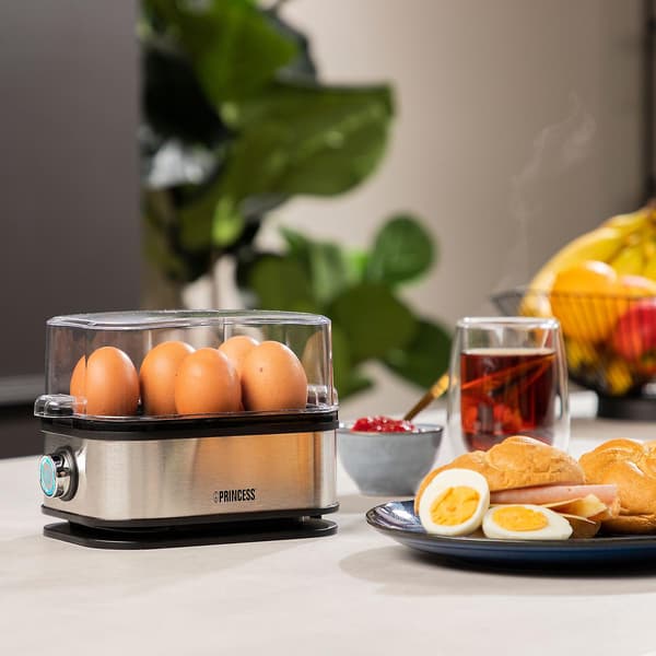 Æggekoger 6 æg 400Watt Rustfrit stål