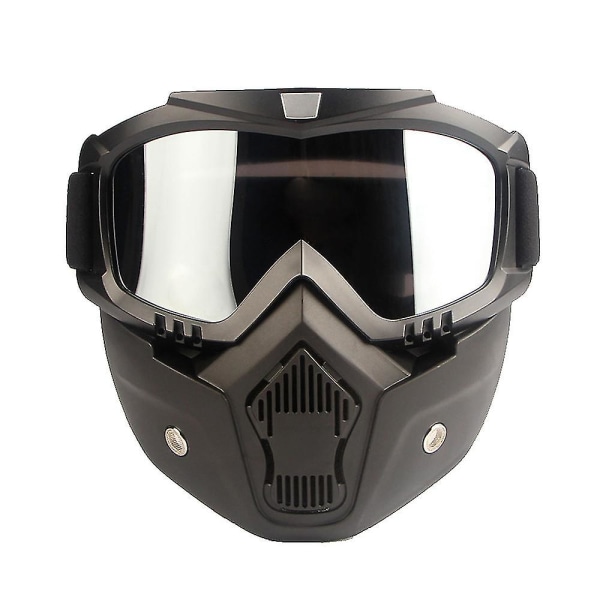 Tactical Airsoft Mask Paintball Koko kasvojen suojanaamarit Suojakypärä Combat Suojalasit