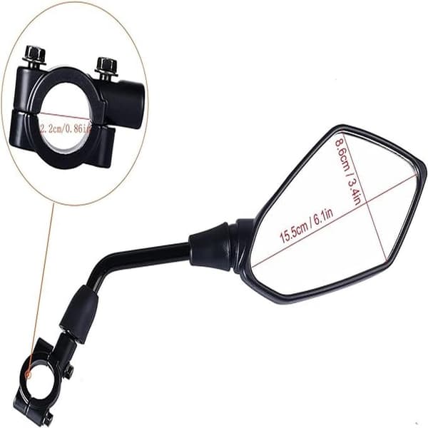 Universal Motorcycle Rearview Mirrors - Side Mirror - Mirror