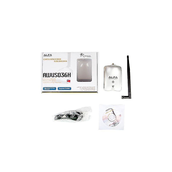 Awus036h Luxe Alfa USB Trådløs Nettverksadapter / WiFi Nettverkskort