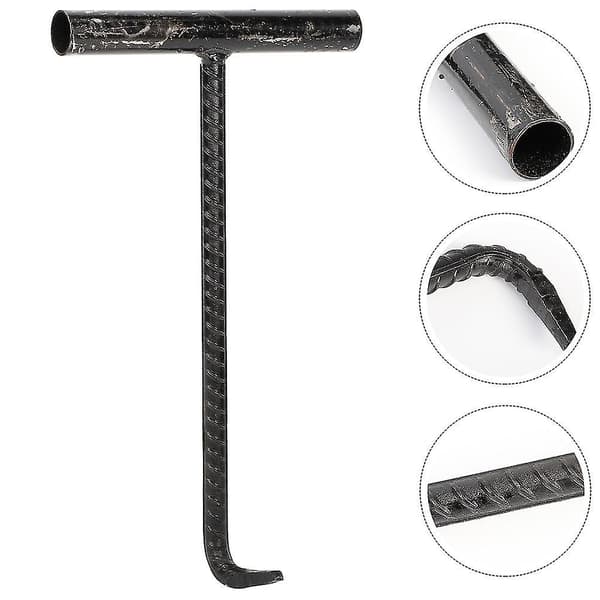 Metal Joycon Drænrist Hook Kloaklåg Hook Kødkroge Rustfrit Stål Llift Hooks Kloakdæksel Hook