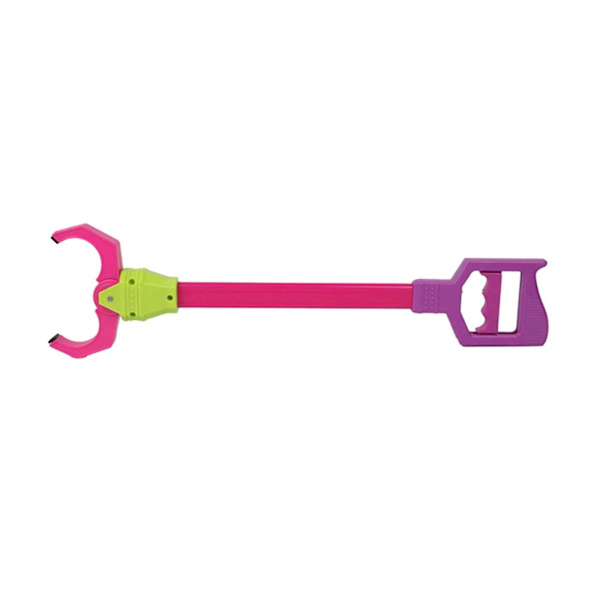 Interaktiv Leksaksgrepp, Starkt Greppverktyg, Hand-Öga-Koordinationsspel, Robot för Småbarn Barn Greppverktyg för Vuxna Barn Pink 50x13cm