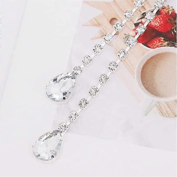 Nippelovertræk til kvinder med skinnende rhinsten Silber