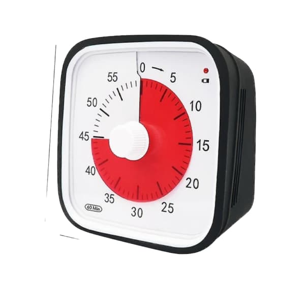 Visuell nedtellingstimer, overdimensjonert visuell timer for klasserom for barn og – PA