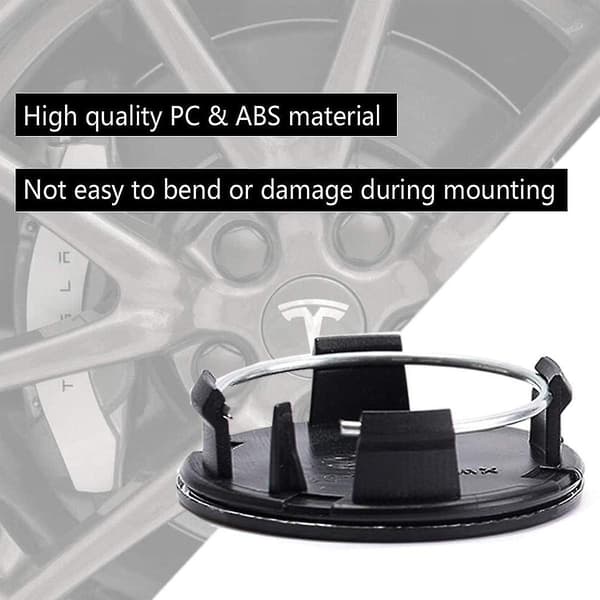 For Tesla Hjulkapselsett Senter Navkapselsett Hjulkapselmutter Navkapsel For Model Y Mode 3 Mode S Mode X