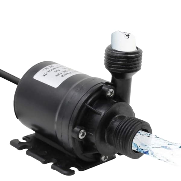 Dränkbar vattenpump - 800L/H, DC 12V, Damm/Akvarium