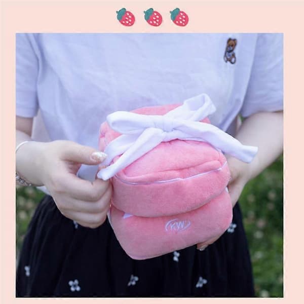 Plush Ringask Love Case Fylld Parring Ring Överraskningsgåva Ask Frieri Minne Bröllopspresent