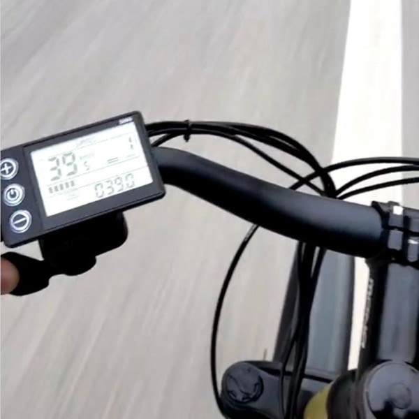 S866 Elektrisk Cykel Display LCD Måler Til Intelligent Controller Ebike Panel Sm Stik Elektrisk Cykel