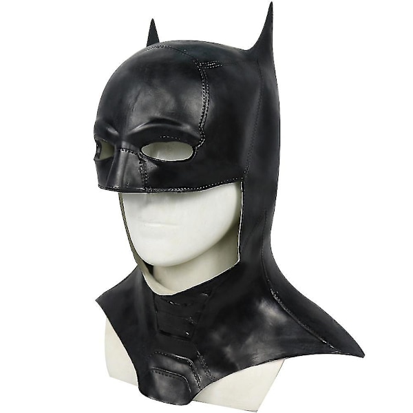 The Batman Hjelm Maske Bruce Wayne Cosplay Hodeplagg Latex Kostyme Halloween #5