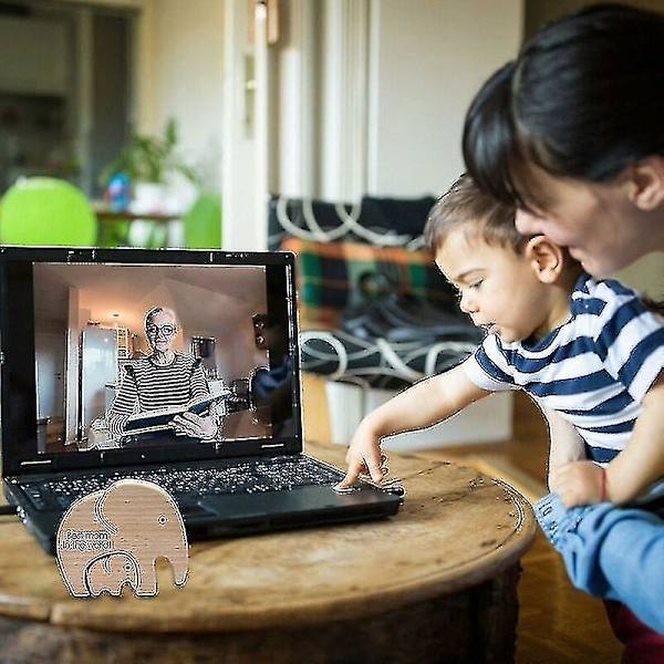 Fars Dag Elefant Mor och Barn Elefant Mor och Bebis Mors Dag Present Utsökt