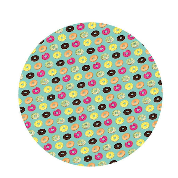 Vattentätt Halkfritt Runt Elastiskt Bordsöverdrag Klassiskt Mönster Bordsduk G - 120cm (48 Inch)