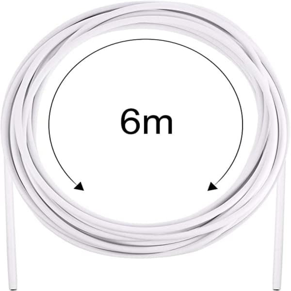 6 metrin verhotanko, jossa 8 paria koukkuja ja silmukoita, Multi-Pur