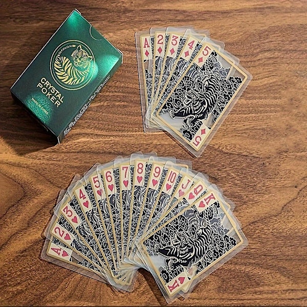Uudet mallit Läpinäkyvät PVC Vedenpitävät Pelikortit, Täydelliset Kotiin, Matkalle Tai Pöytäpeleihin, Jouluun, Halloweeniin, Kiitospäivän Lahjaksi dragon card game