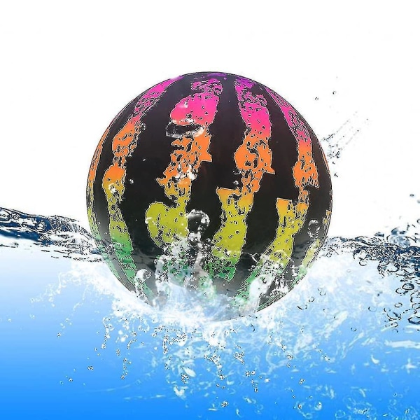 6,5 tum vattenmelon poolboll undervattenspoolbollar fyller vatten med slangadapter Undervattenspoolleksakstrand