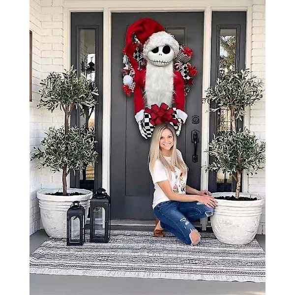 Jack Skellington Painajainen Mehiläinen Joulu Eteisen Oven Koriste